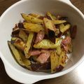 emixxx's cooksnap of when they made さつまいも&ベーコンバター：お弁当おかず.