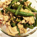 ﾀｯｶｱｰﾁｬﾝ's cooksnap of when they made ビールが進む！豚肉といんげんの焼肉炒め！.
