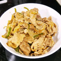 J_son's cooksnap of when they made 豚肉のウスターソース炒め.