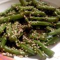 こずっぴ's cooksnap of when they made いんげんのゆっくり焼き◇香ばしいごま和え.