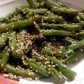 こずっぴ's cooksnap of when they made いんげんのゆっくり焼き◇香ばしいごま和え.
