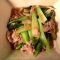 ☆クックhi☆'s cooksnap of when they made 豚肉とチンゲンサイのオイスターソース炒め.