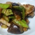 hirotyaa's cooksnap of when they made ナスとオクラと豚肉のポン酢炒め.
