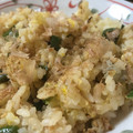 mantacarp's cooksnap of when they made ちりめんじゃこと小松菜の炒飯.