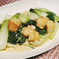 hitomy’s's cooksnap of when they made シャキプル♪豆腐とレタスの和風マヨソース.