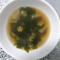 ☆やすちゃん☆'s cooksnap of when they made オクラとわかめの中華スープ.