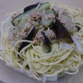 Ocean_ray's cooksnap of when they made 白だしで簡単！ナスとツナの和風冷製パスタ.