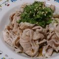 Ocean_ray's cooksnap of when they made 冷しゃぶのきゅうりおろしポン酢のせ。.