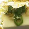 ☆かずのん's cooksnap of when they made オクラかけ冷奴.
