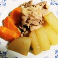 ☆とらねこトラちゃん's cooksnap of when they made 豚コマ人参大根あるもので節約簡単煮物.