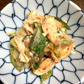 hiromi_uni's cooksnap of when they made オクラとささみのキムチマヨネーズ合え.