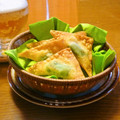 まりみぃ's cooksnap of when they made チーズと大葉のワンタンの皮包み揚げ.