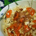 おうちゃん母さん's cooksnap of when they made にんじんと豆腐のおかか炒め.
