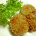 くまのかなほ's cooksnap of when they made もちふわっ☆れんこんコロッケ.