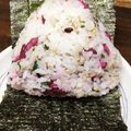 卵せんべい's cooksnap of when they made おにぎり：しそしば漬.