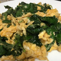 ちーぃちゃｎ's cooksnap of when they made モロヘイヤと卵のオイスターソース炒め.