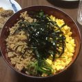 クック7ZSCNJ☆'s cooksnap of when they made お鍋で簡単パラパラ✴︎鶏そぼろで三色丼.
