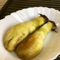 二の腕は遺伝's cooksnap of when they made ノンフライヤーで簡単焼きナス.