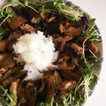 おいぴーまろみ's cooksnap of when they made ナスと豚肉の重ね焼き♪大根おろし添え♪.