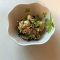 サクラとポテト's cooksnap of when they made お酒のお供に 鶏ささ身と明太子の和え物.