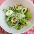 ankotetu's cooksnap of when they made オクラと白菜・竹輪のとろろ昆布あえ♪.