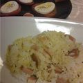 もこもこもんぴー's cooksnap of when they made カルボ風♪卵かけご飯.