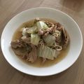 亜久里's cooksnap of when they made 白菜と豚肉の中華あんかけ丼★.