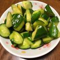 ゆうゆうじんじん☆'s cooksnap of when they made かんたん！ピリ辛きゅうりの浅漬け風.