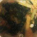 ぺんこ15's cooksnap of when they made ■かぼちゃと小松菜とネギのお味噌汁■.