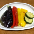 しゅまもん。's cooksnap of when they made ✿野菜の揚げびたし～白だしで✿.