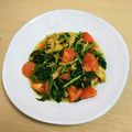ピーナッツ子♪'s cooksnap of when they made 時短！栄養満点！モロヘイヤの中華炒め☆.
