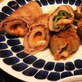 kana_ann's cooksnap of when they made ちくわの豚バラ巻きinキムチチーズ♫.