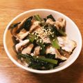 ハロウィンツム's cooksnap of when they made 味付はなめたけで！小松菜と豚肉の炒めもの.