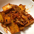 borsch's cooksnap of when they made 簡単焼くだけ副菜！厚揚げとキムチ炒め.