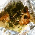 vivianj's cooksnap of when they made キムチと餅ベーコンのホイル焼き.
