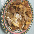 クックRQTPE9☆'s cooksnap of when they made 豚こまと霜降りひらたけの卵とじ.