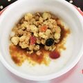 ＊coron＊'s cooksnap of when they made フローズン フルグラきな粉ヨーグルト＊.