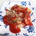 ゆうゆうショコラ's cooksnap of when they made お腹ペッタンコ！塩麹deトマトサラダ♡.