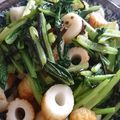 ☆momomama☆'s cooksnap of when they made ズボラ小松菜ちくわの塩昆布炒め.