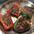 みゃんころすけ's cooksnap of when they made [簡単]タレが絡む〜♡ピーマンの肉詰め.