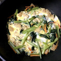 ＹＫＮ４．３'s cooksnap of when they made 小松菜の卵とじ☆半熟卵が美味しい！.