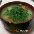 こたらパッド's cooksnap of when they made しそのお味噌汁.