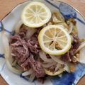 てつりゅうモネのママ's cooksnap of when they made 牛コマと野菜のレモンナンプラー蒸し.