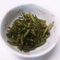 クックQIAGHR☆'s cooksnap of when they made 副産物でもう一品☆さつまいも茎のきんぴら.