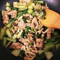 sapyo's cooksnap of when they made チンゲン菜と豚肉・エリンギの餡かけ炒め.