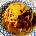 earth。's cooksnap of when they made 厚揚げの南蛮風もやしあんかけ.