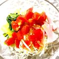 earth。's cooksnap of when they made 簡単！ほうれん草と生野菜のサラダ.