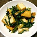 ☆さ☆く☆ら☆'s cooksnap of when they made 簡単☆厚揚げと空芯菜の炒め.