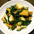 ☆さ☆く☆ら☆'s cooksnap of when they made 簡単☆厚揚げと空芯菜の炒め.