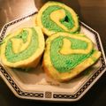 まれぃ's cooksnap of when they made 濃厚美味しいピスタチオロールケーキ.